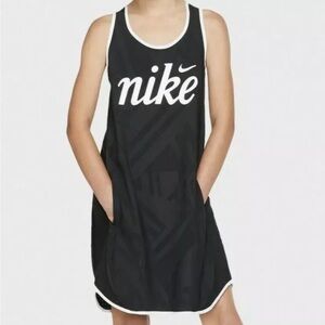 Nike Tempo Icon Dress Black/White AQ9168-010 Youth Girls Size Medium